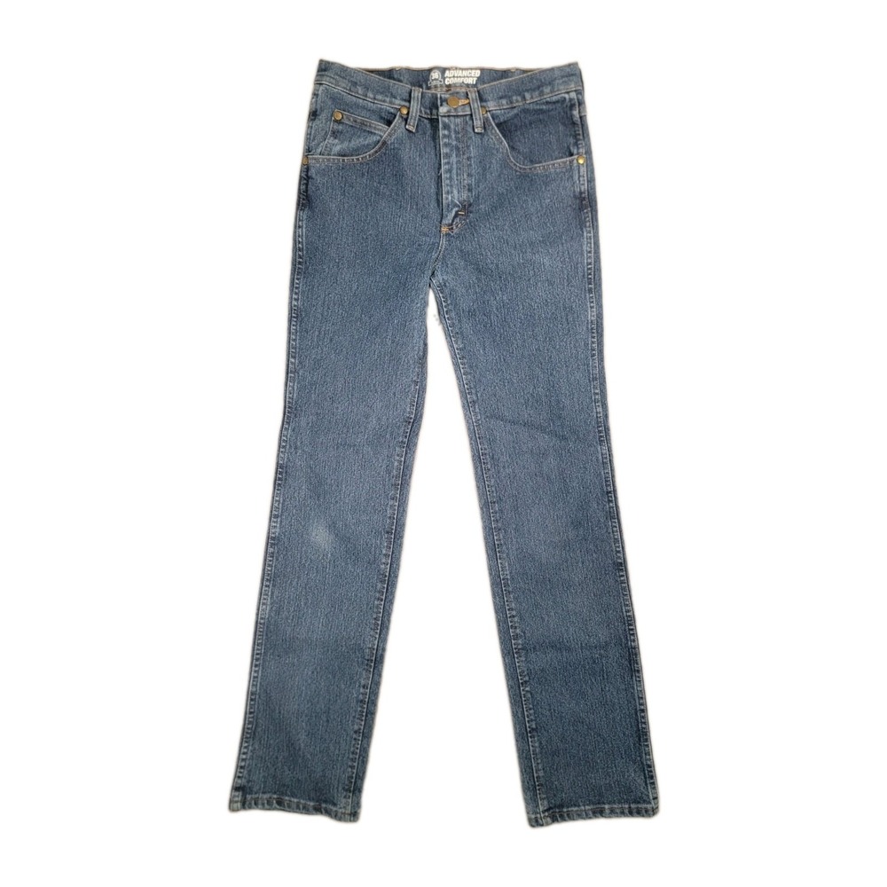 Wrangler Advanced Comfort Jeans Mens 30x34 Cowboy Cut Slim Fit Stretch Denim 36